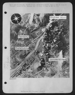 General > 11 April 1944 attack by Martin B-26s of the 9th Air force.