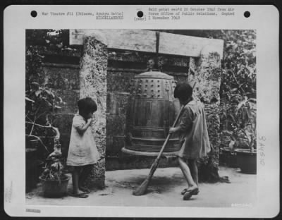 Thumbnail for General > A Bell For Okinawa, Ryukyu Retto - Famous In Okinawa'S History Which Connects The Past With The Present Is This Huge Bell Which Hands In The Courtyard At The Ishikawa Exhibit On The North Central Part Of The Island.  Believed To Have Been Cast By The Japa