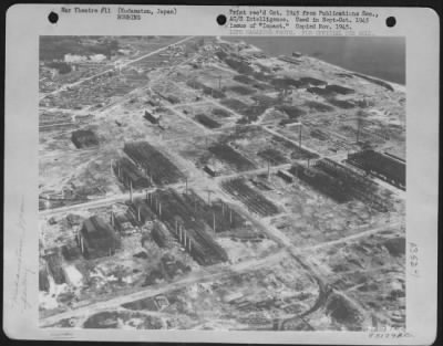 Kudamatsu > Bomb Damage To Factory At Kudamatsu, Japan.