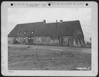 General > S-2 (Intelligence) Section Building Of The 386Th Bomb Group At The Base In St. Trond, Belgium.  7 May 1945.