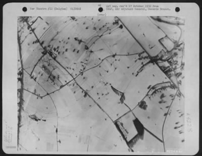 General > Aerial View Showing Gliders Of 9Th Troop Carrier Command Somewhere In Belgium.