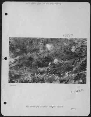 Courtrai > Photo Of Marshalling Yard At Courtrai, Belgium After Attack Of 26 July 1944 Shows Almost Complete Obliteration.