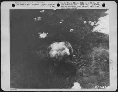 Nagasaki > Atom Bomb Burst Over Nagasaki, Japan On 9 August 1945.  Two Planes Of The 509Th Composite Group, Part Of The 313Th Wing Of The 20Th Air Force, Participated In This Mission; One To Carry The Bomb, The Other To Act As Escort.