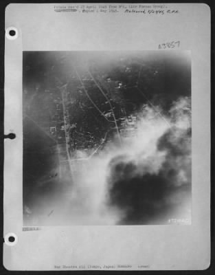 Tokyo > A Very Large Task Force From Major General Curtis E. Lemay'S Xxi Bomber Command In The Marianas Islands Dropped Incendiaries On Targets In Tokyo, Japan On April 14, 1945, (Jap Time).  There Were Great Explosions And Fires.  Six Of Our Aircraft Are Missing