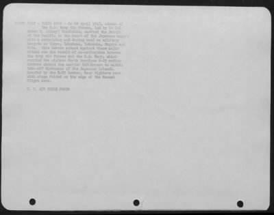 General > On 18 April 1942, Airmen Of The U.S. Army Air Forces, Led By Lt. Colonel James H. (Jimmy) Doolittle, Carried The Battle Of The Pacific To The Heart Of The Japanese Empire With A Surprising And Daring Raid On Military Targets At Tokyo, Yokohama, Yokosuka,