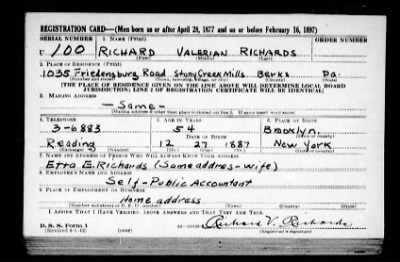 Richard Valerian > Richards, Richard Valerian (1887)