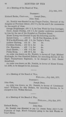 Volume I > Minutes of the Board of War, From March 14, 1777, To August 7, 1777
