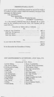 Thumbnail for Volume I > Papers Relating to the Pennsylvania Navy. 1775-1781.