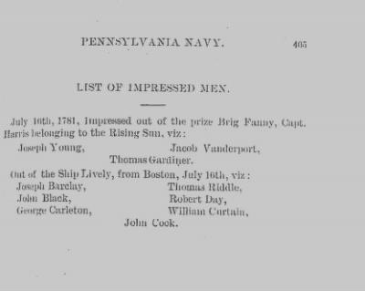 Volume I > Papers Relating to the Pennsylvania Navy. 1775-1781.