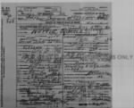 J. W. "Nettie" Quarles Death Certificate