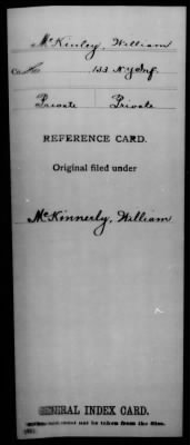 Thumbnail for William > McKinley, William (Private)