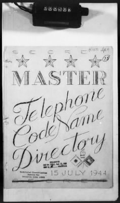 1 - Subject File > 335A - Telephone Directories - Code Names