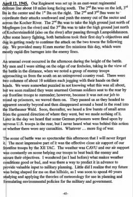 History of the 253rd Infantry Regiment > 253rd Infantry Regiment - John Kinney's Memoirs - H Co