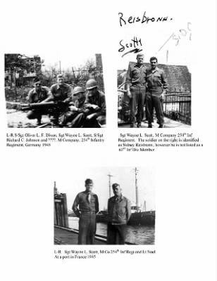 Pictorial History of the 63rd Infantry Division > Section III-C, 63rd Infantry Division on Occupation Duty