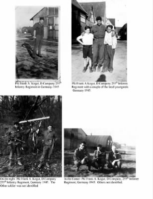 Pictorial History of the 63rd Infantry Division > Section III-C, 63rd Infantry Division on Occupation Duty