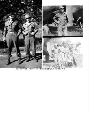 Pictorial History of the 63rd Infantry Division > Section III-C, 63rd Infantry Division on Occupation Duty