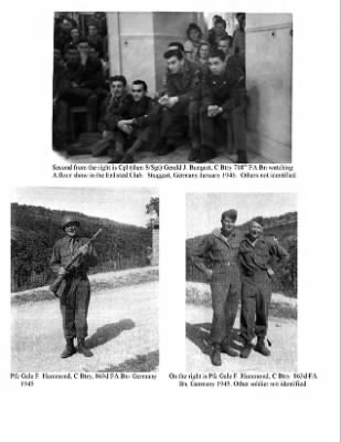 Pictorial History of the 63rd Infantry Division > Section III-D, 63rd Infantry Division on Occupation Duty