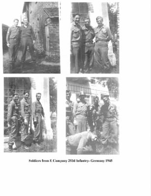 Pictorial History of the 63rd Infantry Division > Section III-A, 63rd Infantry Division on Occupation Duty