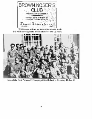 Thumbnail for Pictorial History of the 63rd Infantry Division > Section III, 63rd Infantry Division on Occupation Duty