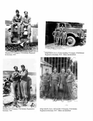 Pictorial History of the 63rd Infantry Division > Section III-A, 63rd Infantry Division on Occupation Duty