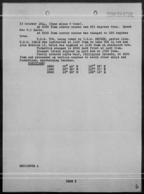 COM LST FLOT 14 > War Diary, 10/1-31/44