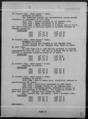 COM LST FLOT 14 > War Diary, 10/1-31/44