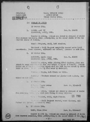 USS INTREPID > Rep of Air Ops Against the Ryukyu Is Formosa, & Philippines, 10/10-31/44, Including Action Against Jap Fleet, 10/24-26/44