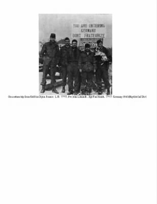 History of the 63rd Infantry Division Special Troops > 63rd Infantry Division Special Troops Occupation Photos