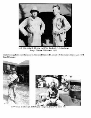 History of the 63rd Infantry Division Special Troops > 63rd Infantry Division Special Troops Miscellaneous Photos