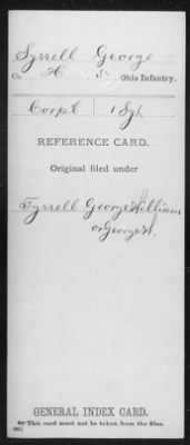 George > Syrrell, George (Corpl)