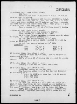 COM LST FLOT 14 > War Diary, 11/1-30/44