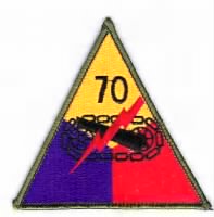 70th Tank Battalion shoulder patch