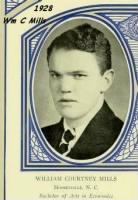 1928 Wm C Mills Portriat from Davidson College, Davidson, NC