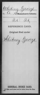 Thumbnail for George > Whiting, George (Pvt)