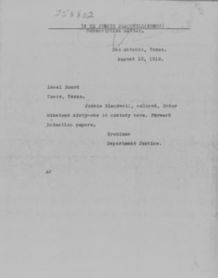 Old German Files, 1909-21 > Jonnie Blackwell (#258802)