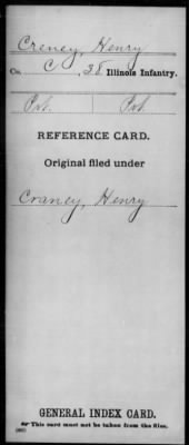 Henry > Creney, Henry (Pvt)