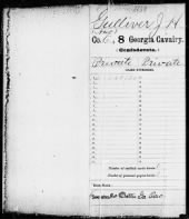 Civil War Service Records (CMSR) - Confederate - Georgia record example