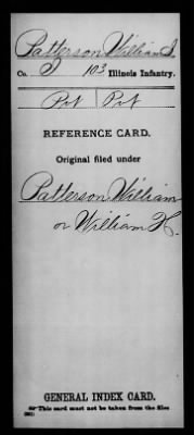 William S > Patterson, William S (Pvt)