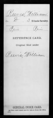 William > Reeves, William (Priv)