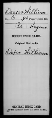 William > Deator, William (Pvt)