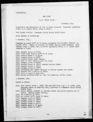 USCGC DUANE > War Diary, 12/1-31/44