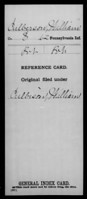 William > Culberson, William (Pvt)