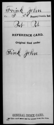 John > Frink, John (Pvt)