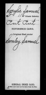 Samuel > Smylie, Samuel (Pvt)