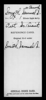 Samuel S > Smyth, Samuel S (Pvt)