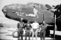 446th BS, 1) unknown, 2) unk, 3) Feorge Walsh and Crew Chief, Rocky Milano hold-prop