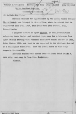 Old German Files, 1909-21 > American Mancino (#240960)