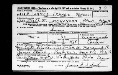 James Francis > Schools, James Francis (1878)