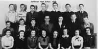 1938, Dino with his classmates at Jefferson High School, Missouri