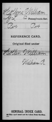 William > Hollins, William (Pvt)